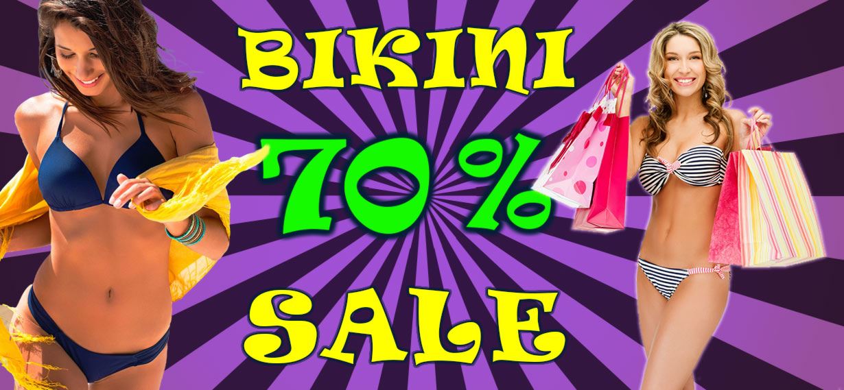 Großer Bikini Abverkauf
