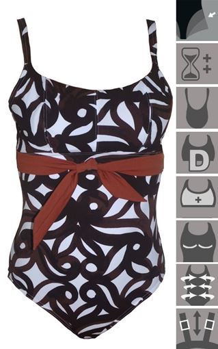 MD1T Badeanzug  Z505 D-Cup