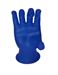 Blaue Dekohand